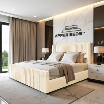 Luxury bed with Headboard and footboard