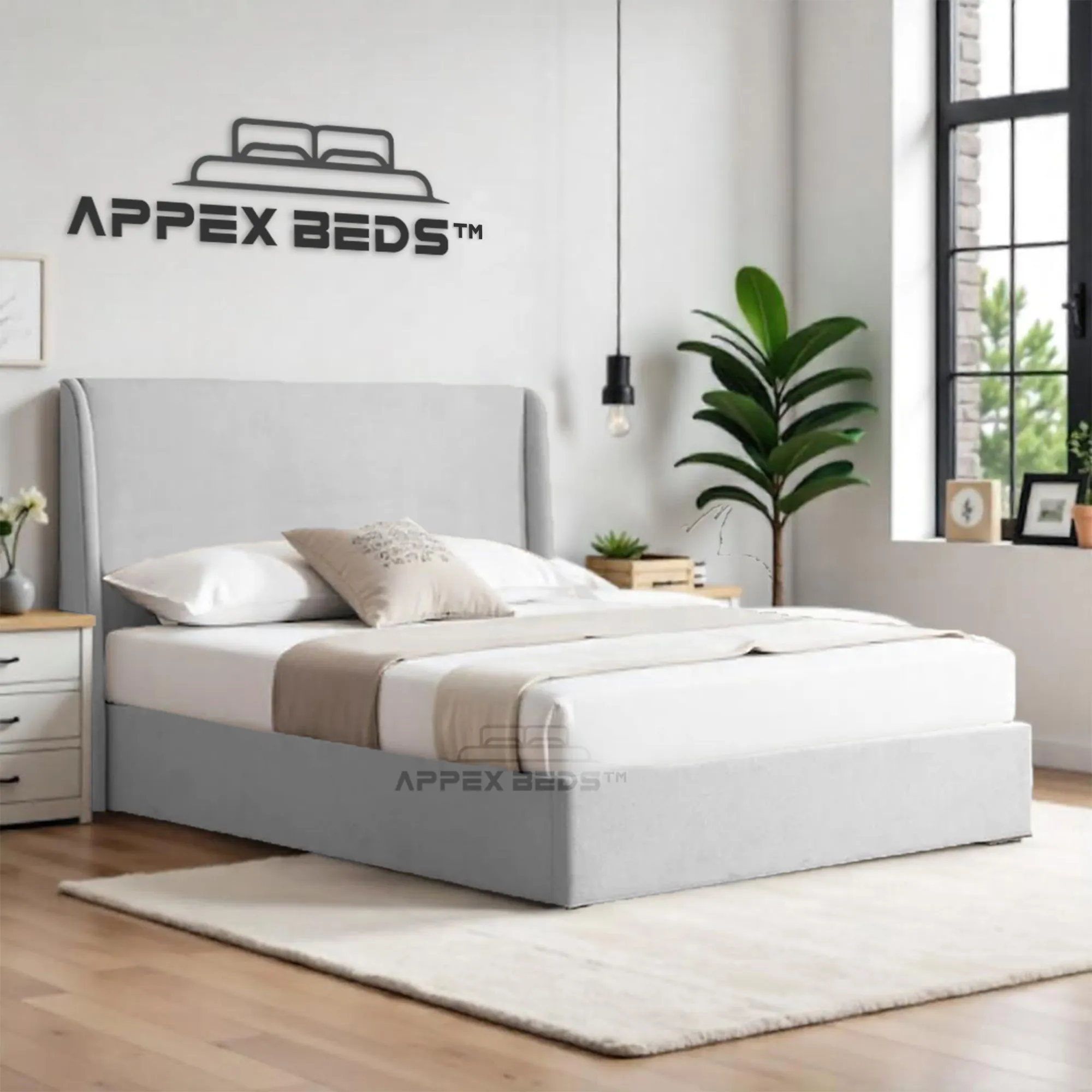 4ft6 double divan bed