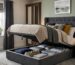 king size ottoman bed with storage open UK bedroom