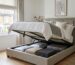 ottoman king size bed with storage open in modern UK bedroom showing luxury ottoman bed investment benefits and organized storage space